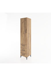 Hyperion Dolap 4 Raflı 3 Çekmeceli Tek Kapaklı 44x44x221 - S61M049V9B