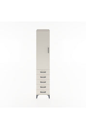 Hyperion Dolap 3 Raflı 5 Çekmeceli Tek Kapaklı 44x44x221 - S61M056V1B