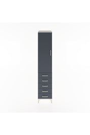Hyperion Dolap 3 Raflı 5 Çekmeceli Tek Kapaklı 44x44x221 - S61M056V2B