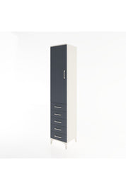 Hyperion Dolap 3 Raflı 5 Çekmeceli Tek Kapaklı 44x44x221 - S61M056V2B