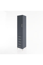 Hyperion Dolap 3 Raflı 5 Çekmeceli Tek Kapaklı 44x44x221 - S61M056V5B