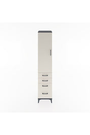 Hyperion Dolap 2 Raflı 4 Çekmeceli Tek Askılı 44x44x221 - S61M057V4B