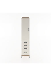Hyperion Dolap 2 Raflı 4 Çekmeceli Tek Askılı 44x44x221 - S61M057V7B