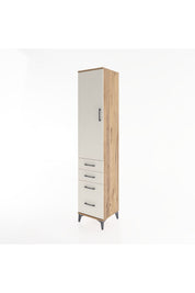 Hyperion Dolap 2 Raflı 4 Çekmeceli Tek Askılı 44x44x221 - S61M057V7B