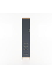 Hyperion Dolap 2 Raflı 4 Çekmeceli Tek Askılı 44x44x221 - S61M057V8B