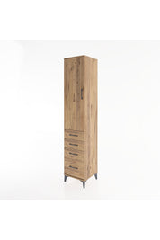 Hyperion Dolap 2 Raflı 4 Çekmeceli Tek Askılı 44x44x221 - S61M057V9B