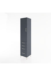 Hyperion Dolap 3 Raflı 4 Çekmeceli Tek Kapaklı 44x44x221 - S61M058V5B