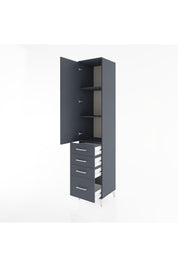 Hyperion Dolap 3 Raflı 4 Çekmeceli Tek Kapaklı 44x44x221 - S61M058V5B