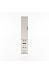 Hyperion Dolap 2 Raflı 4 Çekmeceli Tek Askılı 44x44x221