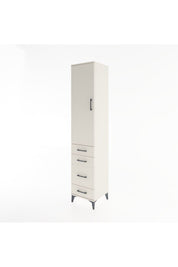 Hyperion Dolap 2 Raflı 4 Çekmeceli Tek Askılı 44x44x221 - S61M059V1B