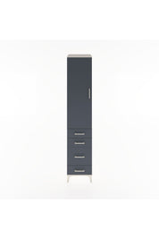 Hyperion Dolap 2 Raflı 4 Çekmeceli Tek Askılı 44x44x221 - S61M059V2B