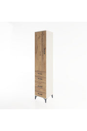 Hyperion Dolap 2 Raflı 4 Çekmeceli Tek Askılı 44x44x221 - S61M059V3B