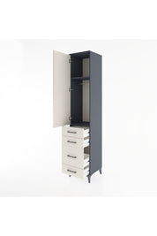Hyperion Dolap 2 Raflı 4 Çekmeceli Tek Askılı 44x44x221 - S61M059V4B