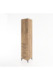 Hyperion Dolap 2 Raflı 4 Çekmeceli Tek Askılı 44x44x221 - S61M059V9B