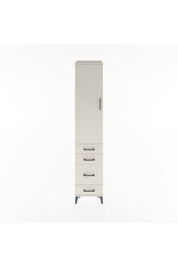 Hyperion Dolap 3 Raflı 4 Çekmeceli Tek Kapaklı 44x44x221 - S61M060V1B