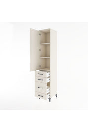 Hyperion Dolap 3 Raflı 4 Çekmeceli Tek Kapaklı 44x44x221 - S61M060V1B