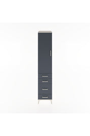 Hyperion Dolap 3 Raflı 4 Çekmeceli Tek Kapaklı 44x44x221 - S61M060V2B