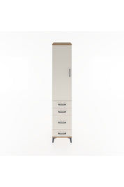 Hyperion Dolap 3 Raflı 4 Çekmeceli Tek Kapaklı 44x44x221 - S61M060V7B