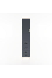 Hyperion Dolap 2 Raflı 4 Çekmeceli Tek Askılı 44x44x221 - S61M061V2B