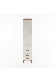 Hyperion Dolap 2 Raflı 4 Çekmeceli Tek Askılı 44x44x221 - S61M061V7B