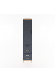 Hyperion Dolap 2 Raflı 4 Çekmeceli Tek Askılı 44x44x221 - S61M061V8B