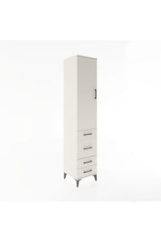 Hyperion Dolap 3 Raflı 4 Çekmeceli Tek Kapaklı 44x44x221 - S61M062V1B