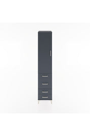 Hyperion Dolap 3 Raflı 4 Çekmeceli Tek Kapaklı 44x44x221 - S61M062V5B