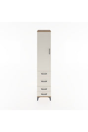Hyperion Dolap 3 Raflı 4 Çekmeceli Tek Kapaklı 44x44x221 - S61M062V7B
