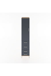 Hyperion Dolap 3 Raflı 4 Çekmeceli Tek Kapaklı 44x44x221 - S61M062V8B
