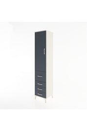 Hyperion Dolap 2 Raflı 4 Çekmeceli Tek Askılı 44x44x221 - S61M063V2B
