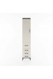 Hyperion Dolap 2 Raflı 4 Çekmeceli Tek Askılı 44x44x221 - S61M063V4B