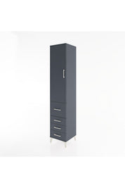Hyperion Dolap 2 Raflı 4 Çekmeceli Tek Askılı 44x44x221 - S61M063V5B