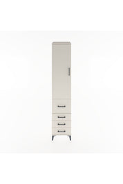 Hyperion Dolap 3 Raflı 4 Çekmeceli Tek Kapaklı 44x44x221 - S61M064V1B