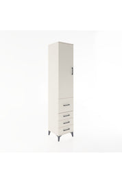Hyperion Dolap 3 Raflı 4 Çekmeceli Tek Kapaklı 44x44x221 - S61M064V1B