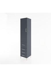 Hyperion Dolap 3 Raflı 4 Çekmeceli Tek Kapaklı 44x44x221 - S61M064V5B