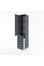 Hyperion Dolap 3 Raflı 4 Çekmeceli Tek Kapaklı 44x44x221 - S61M064V5B