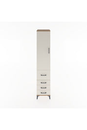 Hyperion Dolap 3 Raflı 4 Çekmeceli Tek Kapaklı 44x44x221 - S61M064V7B