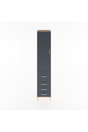 Hyperion Dolap 3 Raflı 4 Çekmeceli Tek Kapaklı 44x44x221 - S61M064V8B
