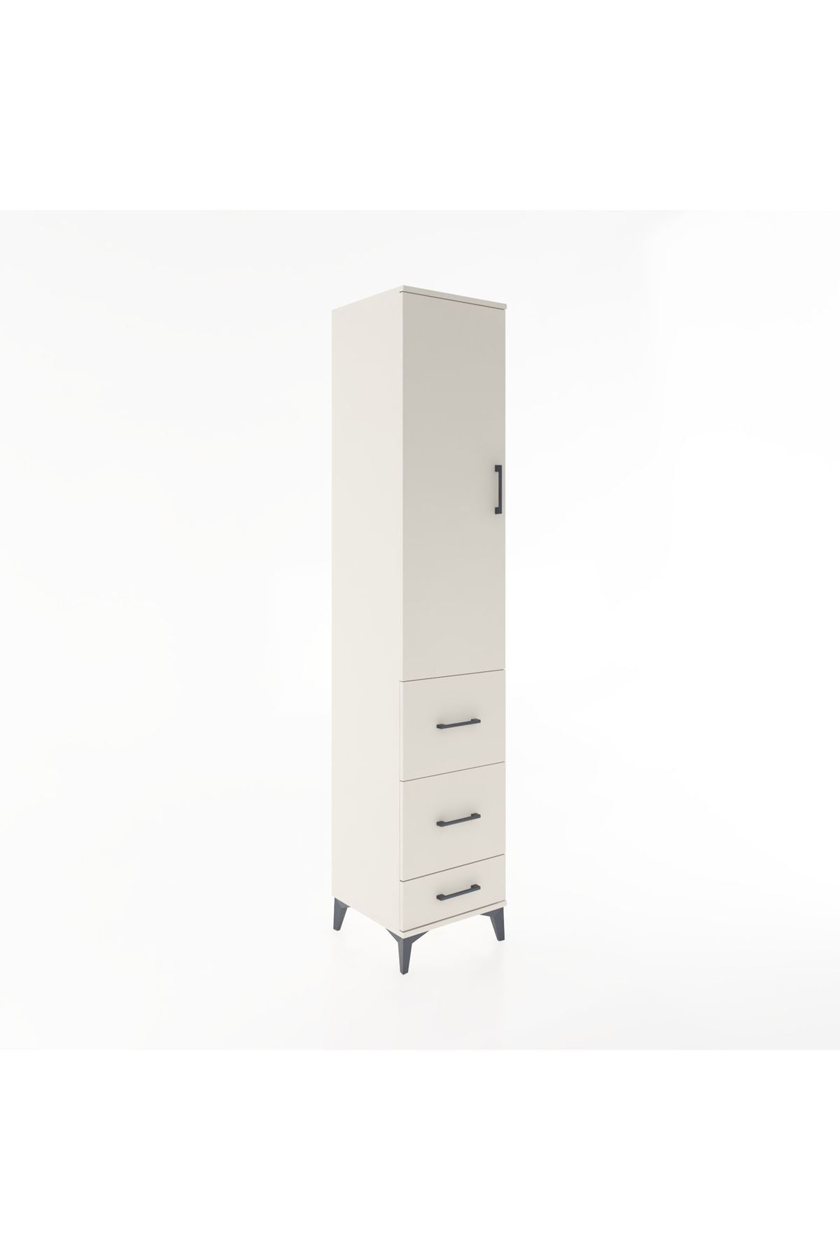 Hyperion Dolap 2 Raflı 3 Çekmeceli Tek Askılı 44x44x221 - S61M065V1B
