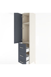Hyperion Dolap 2 Raflı 3 Çekmeceli Tek Askılı 44x44x221 - S61M065V2B