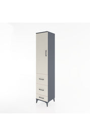 Hyperion Dolap 2 Raflı 3 Çekmeceli Tek Askılı 44x44x221 - S61M065V4B