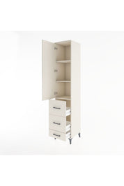 Hyperion Dolap 3 Raflı 3 Çekmeceli Tek Kapaklı 44x44x221 - S61M066V1B