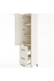 Hyperion Dolap 3 Raflı 3 Çekmeceli Tek Kapaklı 44x44x221 - S61M066V1B