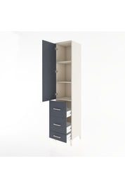 Hyperion Dolap 3 Raflı 3 Çekmeceli Tek Kapaklı 44x44x221 - S61M066V2B