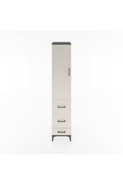 Hyperion Dolap 3 Raflı 3 Çekmeceli Tek Kapaklı 44x44x221 - S61M066V4B