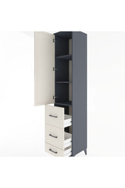 Hyperion Dolap 3 Raflı 3 Çekmeceli Tek Kapaklı 44x44x221 - S61M066V4B