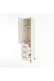 Hyperion Dolap 2 Raflı 3 Çekmeceli Tek Askılı 44x44x221 - S61M067V1B