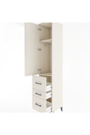 Hyperion Dolap 2 Raflı 3 Çekmeceli Tek Askılı 44x44x221 - S61M067V1B