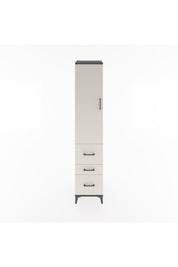 Hyperion Dolap 2 Raflı 3 Çekmeceli Tek Askılı 44x44x221 - S61M067V4B
