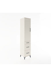 Hyperion Dolap 3 Raflı 3 Çekmeceli Tek Kapaklı 44x44x221 - S61M069V1B
